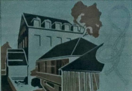 Photo du panneau : la Corderie Vallois 1er musée industriel de France